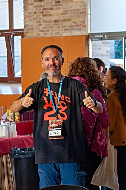 Foto: Nestor Angulo | Co-organizador Luis Francisco Bautista