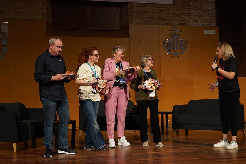 Nilo Velez Final WordPress School Day en SAla de Actos